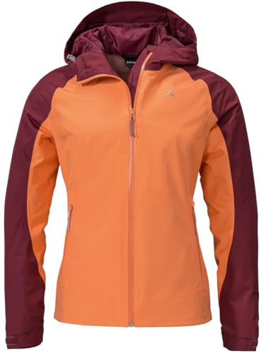 Schöffel Damen Jacket Wamberg L Regenjacke, Dark Burgundy, 40