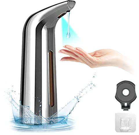 Dispenser di sapone automatico, Dispenser di sapone elettrico senza contatto da 400 ml, dispenser di sapone con Sensore Infrarossi, dispenser di sapone in schiuma resistente per cucina, bagno