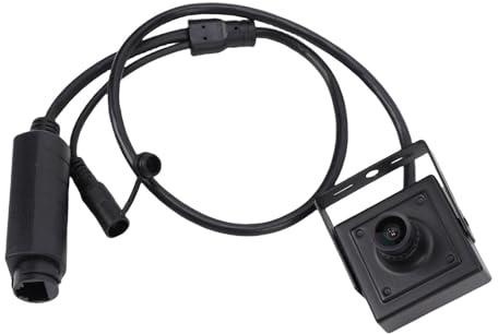 Elprico Poe IP -kamera, Inomhus Liten Säkerhetskamera med Inbyggd Mikrofon, 3,6 Mm Objektiv, 85 Graders Vy för Hemövervakning (8MP)