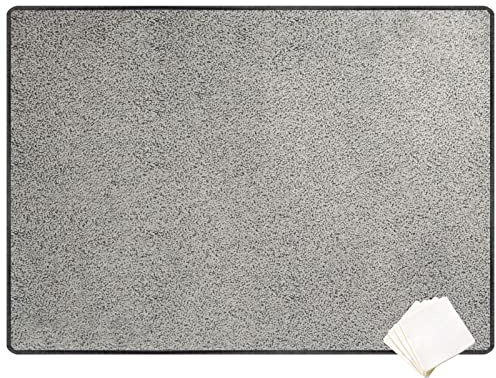 LxueSng Drum Teppich Schlagzeug Teppich Schallschutz Schallschutzmatte | rutschfeste Trommel Teppiche | Professioneller Schlagzeugteppich - mit Klettverschluss - 120 × 80 cm (Weiß)