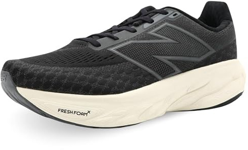 New Balance Men's Fresh Foam X 1080 V14 Running Shoe, Black/Magnet/Linen, 11.5
