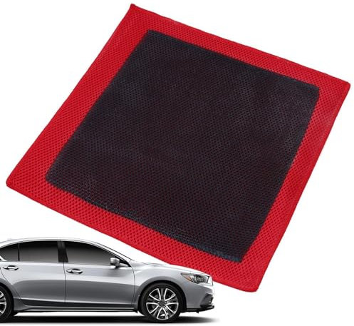 Toalla de arcilla para detalles de automóviles,Detallado de automóviles de tela de arcilla,Toalla de Arcilla de Microfibra Hueca de Malla - Toalla para detalles automotrices para limpieza, alternativa