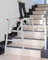Generisch Verstellbare Beine Arbeitsplattform für unebene Treppen, Treppenhaus, Gerüst, ideal für den Heimgebrauch, Werkbank, Hocker mit rutschfestem Fußpolster, 100 x 30 cm