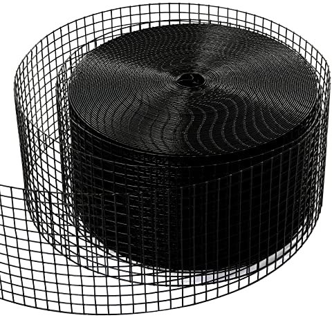 Solar Panel Bird Guard Squirrel Critter Guard 6in X 100ft 70 Fasteners Clips Bird Proofing Wire Screen Protection Wire Mesh PVC Coated Galvanized Steel Mesh Bird/Biological Protection Kit (6in*100ft)