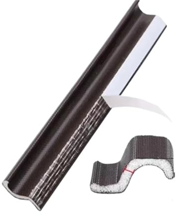 Striscia Sigillante In Schiuma Acustica For Finestre A Battente, Guarnizione In Schiuma Fonoassorbente, Guarnizione For Porte, Nastro Di Riempimento For Fessure(S Brown,10M)