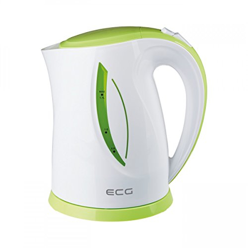 ECG RK 1758 Green, Wasserkocher, 1,7 Liter, Grün-weiß, Plastik, 1.7 liters