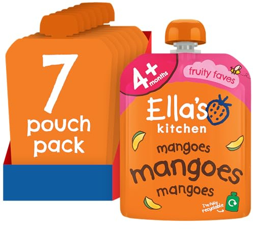 Ella's Kitchen First Taste - Mangoes 70 g (Pack of 7)
