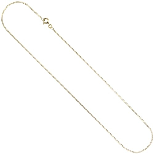 Jobo Damen Goldkette Panzer-Kette aus 8 Karat 333 Gold 1,3 mm 42 cm