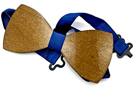 LASERO' Papillon Uomo Legno (12 * 5,5) Regolabile - Idea Regalo o Accessori Originali per Feste e Matrimonio