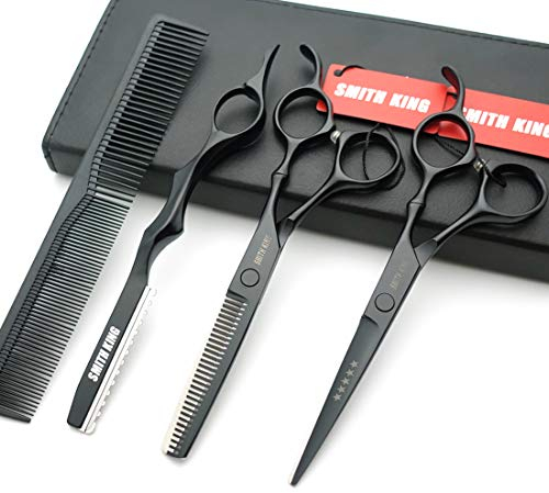 6.0 Zoll Haarschere Set Haarschneideschere & Ausdünnungsschere mit Rasiermesserk?mmen in 1 Satz