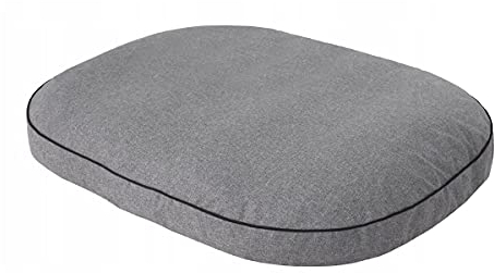 millybo OVAL ÖKOLEINEN Hundematratze, Hundebett für Kleine, Mittlere, Große Hunde - Robustes, wasserdichtes Hundekissen, kuscheliges Schaum Tierbett, Outdoor & waschbar - 108x85x15cm Dunkelgrau