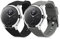 kwmobile 2X Sportarmband kompatibel mit Withings ScanWatch 42mm / Steel HR 40mm / ScanWatch Horizon Armband - Fitnesstracker Band Set aus TPU Silikon