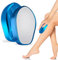 UQQU Crystal Hair Remover for Men and Women, Magic Hair Remover with Gentle Skin Exfoliation, Reusable, Easy to Use, Works On All Body Parts - Blue