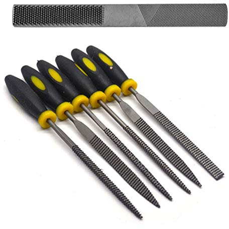 Metallfeilen for Stahl, mechanische Werkzeuge, Metall-Raspelfeilen-Set, Feile, Metallfeile, Handfeile, Feilenset, Handraspel, Holzfeile, runde Raspel, halbrund, flach, Nadelfeile for Holz- und Metallw