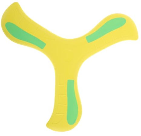 Yardwe Glow The Dark Bumerang Für Weich Und Flexibel Leuchtendes Wurfspielzeug Für Drinnen Und Draußen Ideal Für Partys Und Outdoor Aktivitäten Dreiflügelig Sicher Und