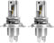 Mefluctuate Halogen Auto Lampen H4, 55W 400% Helligkeit als Halogenlampen11000LM 6000K Kaltes Weiß,1:1 Mini-Größe, 2 Stück