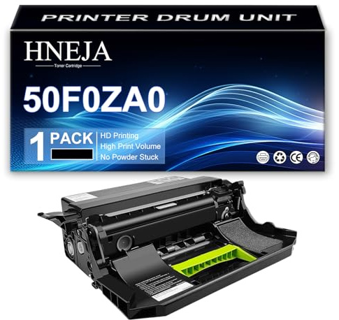 50F0ZA0 Unità Tamburo per Lexmark MX410de MX417de MX510de MX511de MX511dhe MX511dte MX610de MX611de MX611dhe MX611dte MS310d MS310dn MS312dn MS610dte MS610dtn MS617dn Stampante,Black-1 Pack
