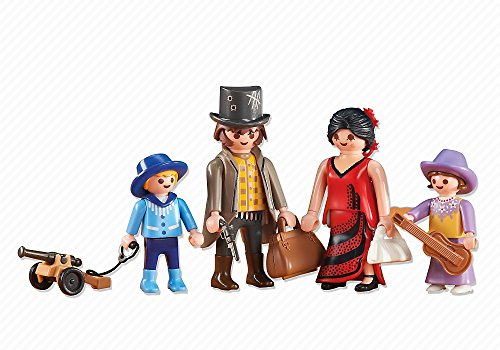 Playmobil - 6323 - Famille Cowboys - Nouveauté 2014 - Emballage Plastique, pas de boîte