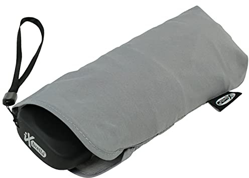 iX-brella Super Mini Taschenschirm mit großem Dach 94cm - titanium grey