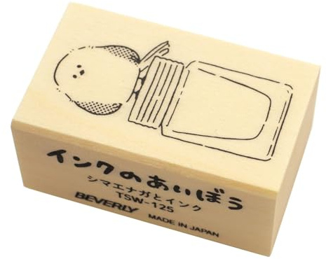 Beverly Hanko Stamp TSW-125 Ink Aibou Shimaenaga and Ink