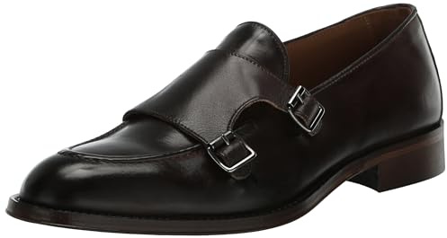 Bruno Magli Men's Biagio Monk-Strap Loafer, Brown, 11.5