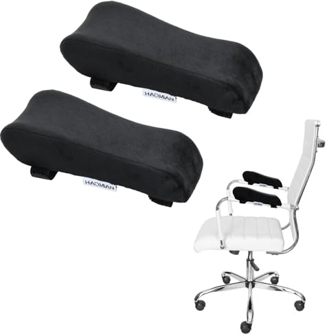 Nivofu Armstödskudde, ergonomisk kudde för kontorsstol, skrivbord, spel och hjul - 2 stycken