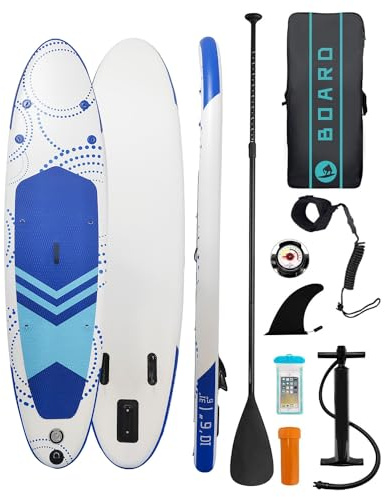 Inflatable Stand Up Paddleboards, 2024 10'6×31×6 Paddle Board for Adult, Max 140KG Stand Up Paddleboarding, Inflatable Paddle Board with All SUP Accessories, Surfboard for Adults Beginner