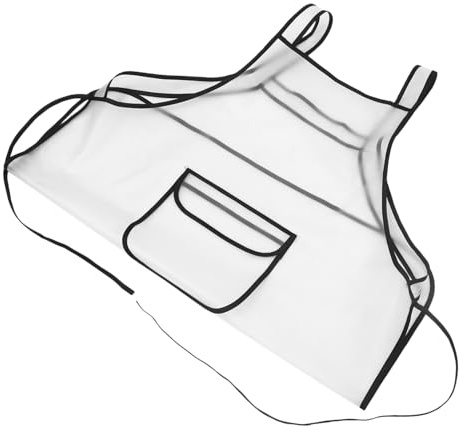 Homoyoyo Tablier Homme Cuisine Croisé Dos Unique Tablier Coiffeur Cheveux Professionnel Unisexe