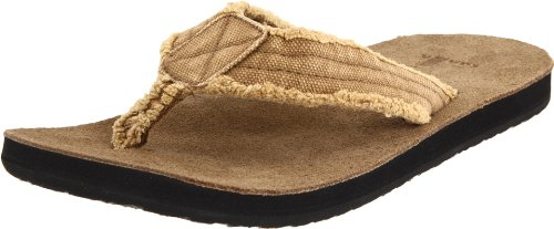 Sanuk Fraid Not 29418060, Herren Zehentrenner, Beige (KHAKI), EU 43 (US 10)