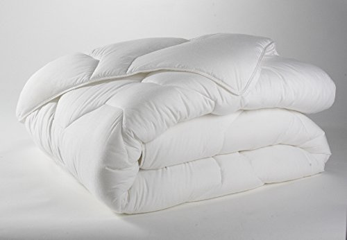 Home Passion 61162 Duvet Cover 450 g/m² Microfibre White 220 x 240 cm