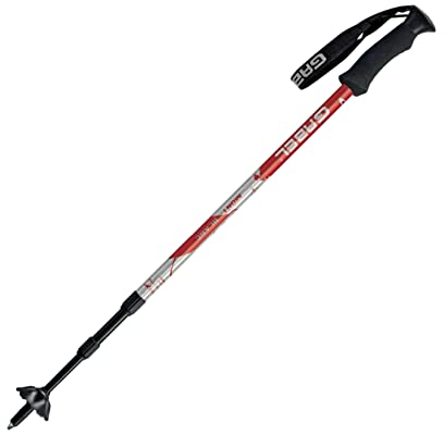 Gabel Mont Blanc Lite Red Trekkingstöcke Unisex - Erwachsene, rot, 66-144 cm
