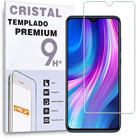 Protector de Pantalla para XIAOMI REDMI Note 8T, Cristal Vidrio Templado Premium