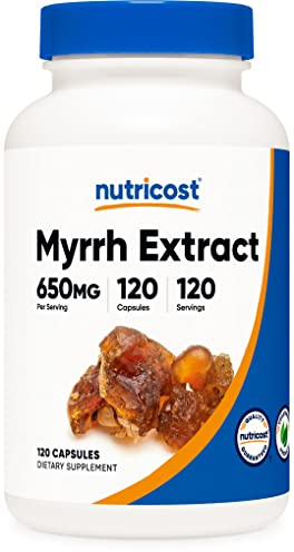 Nutricost Myrrh Extract 120 Capsules for 120 Servings Per Bottle - Gluten Free, Vegetarian, Non-GMO