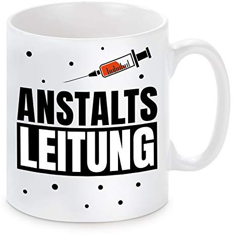 Herzbotschaft Tasse mit Motiv Modell: Anstalts Leitung