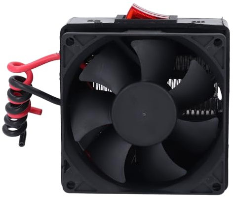 Chauffage Soufflant électrique, Radiateur Soufflant de Voiture 12 V 300 W, Dégivreur et Déshumidificateur de Pare-brise, avec Ventilateur Silencieux, Contrôles de Température