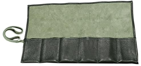 Qsvbeeqj Pelle bovina Meccanica Orologio Protettivo Rotolo Orologi Caso Meccanico Orologi Protettore Con Velluti Morbido Interno Sacchetto Dell'Orologio In Vera Pelle