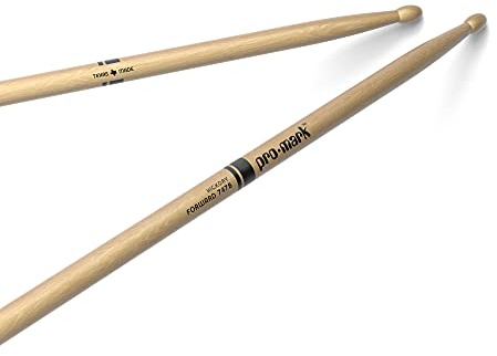 ProMark Classic Forward 747B Hickory Drumsticks, Oval Wood Tip, 1 Pair | ProMark Hickory drumsticks deliver balanced response, consistent feel, durability and reliable performance.