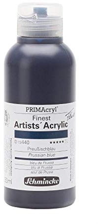 Schmincke – PRIMAcryl® - feinste Künstler-Acrylfarben, Preußischblau - 250 ml