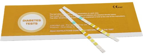 2 x Home Urine Diabetes Tests Each Strip Screens for Ketones & Glucose