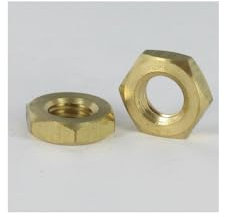 Ecrou hexagonal bas hm/contre Ecrou M6 Epaisseur 3 Laiton-1 piece