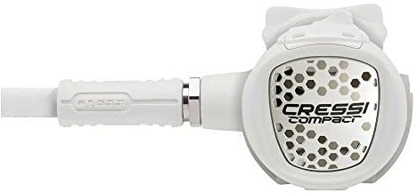 Cressi MC9/XS Compact Regulator - Regulador de Buceo, DIN, Blanco, Adulto Unisex