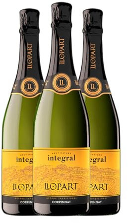 Llopart Integral Brut Nature Cava Reserva 75 cl Espumoso blanco (Caja de 3 Botellas de 75 cl)