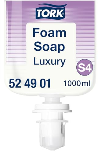 Tork Luxury Savon mousse S4, parfum fleuri, 1000 ml, 524901