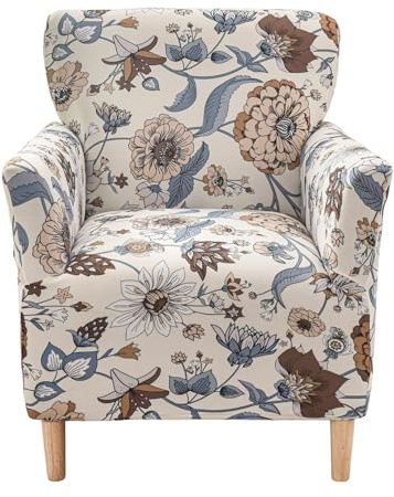 CRFATOP Stretch Modern Banquet Armchair Slipcover 1-Piece Accent Chair Covers with Arms Soft Chair Slipcovers for Living Room Armchair Furniture Protector Office Reception Reading Sofa,B62