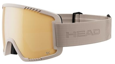 HEAD CONTEX PRO 5K Skibrille Gold/Sand