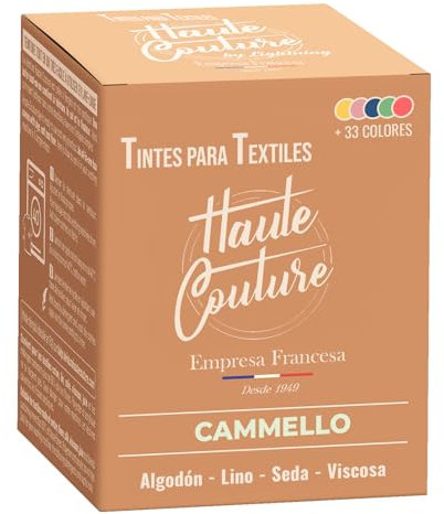 Haute Couture Textilfarbe – 350g – Kamel - Alles-in-Einem – Fertig zur Anwendung für Kleidung und Stoffe