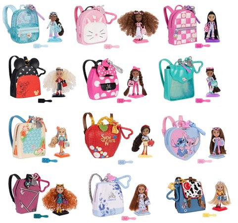 Disney ILY Mini Dolls Tote-ILY-Teenies Wave #2 Pack aveugle en lot (2 poupées dans chacun), inspiré de vos personnages Disney préférés ou histoires avec sac et accessoires assortis, lequel