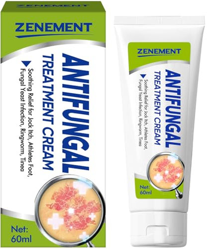 Hautpilz Creme, Fusspilz Behandlung Schnell Intensiv, Antikörper Ringelflechte,Ekzeme, Schweißblasen, Nicht Reizend, Sicher und Natürlich