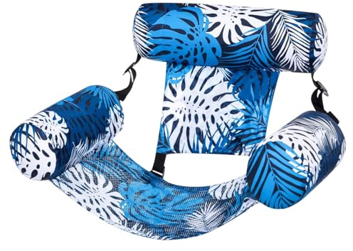 Sedia gonfiabile per piscina, amache gonfiabili e seggiolini da nuoto per adulti, sedia ad acqua con braccioli, amaca da nuoto per feste di nuoto, estate