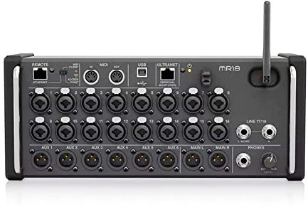 RDVXI Audio Mixer, XR16/XR18/MR18 16/18-Channel Professional Digital Mixing Studio Recording Console Dj Studio Digital Mixer(MR18)